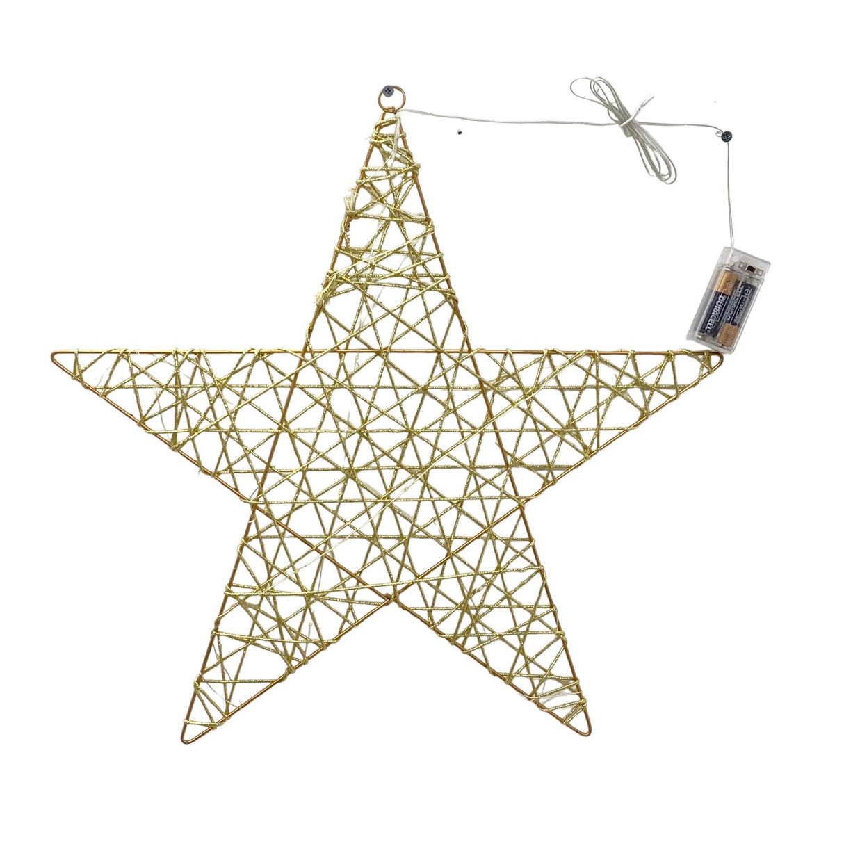 GOLD SEASONAL STAR ORNAMENT