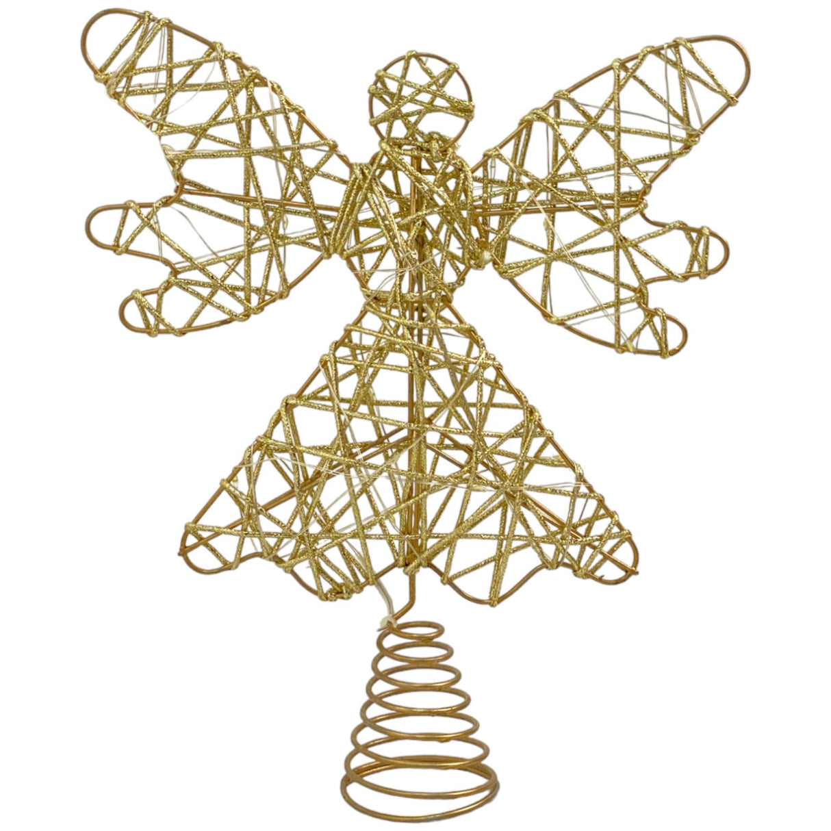 GOLD SEASONAL ANGEL ORNAMENT