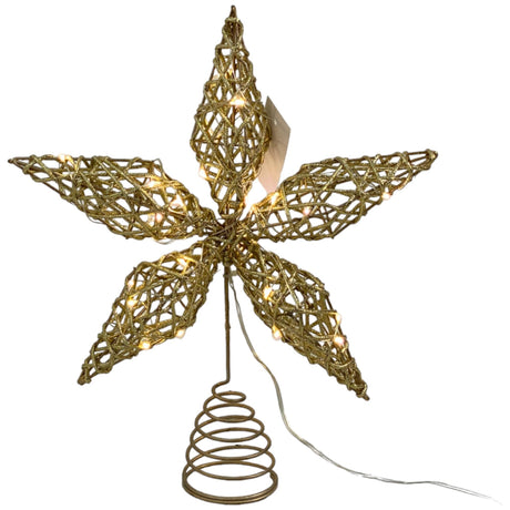 GOLD SEASONAL STAR ORNAMENT