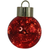 RED SEASONAL BALL ORNAMENT