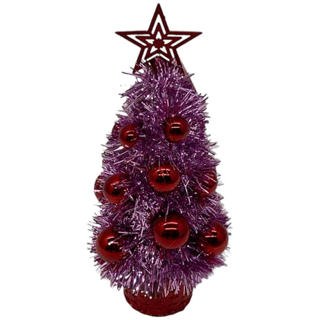 PURPLE SEASONAL TREE ORNAMENT