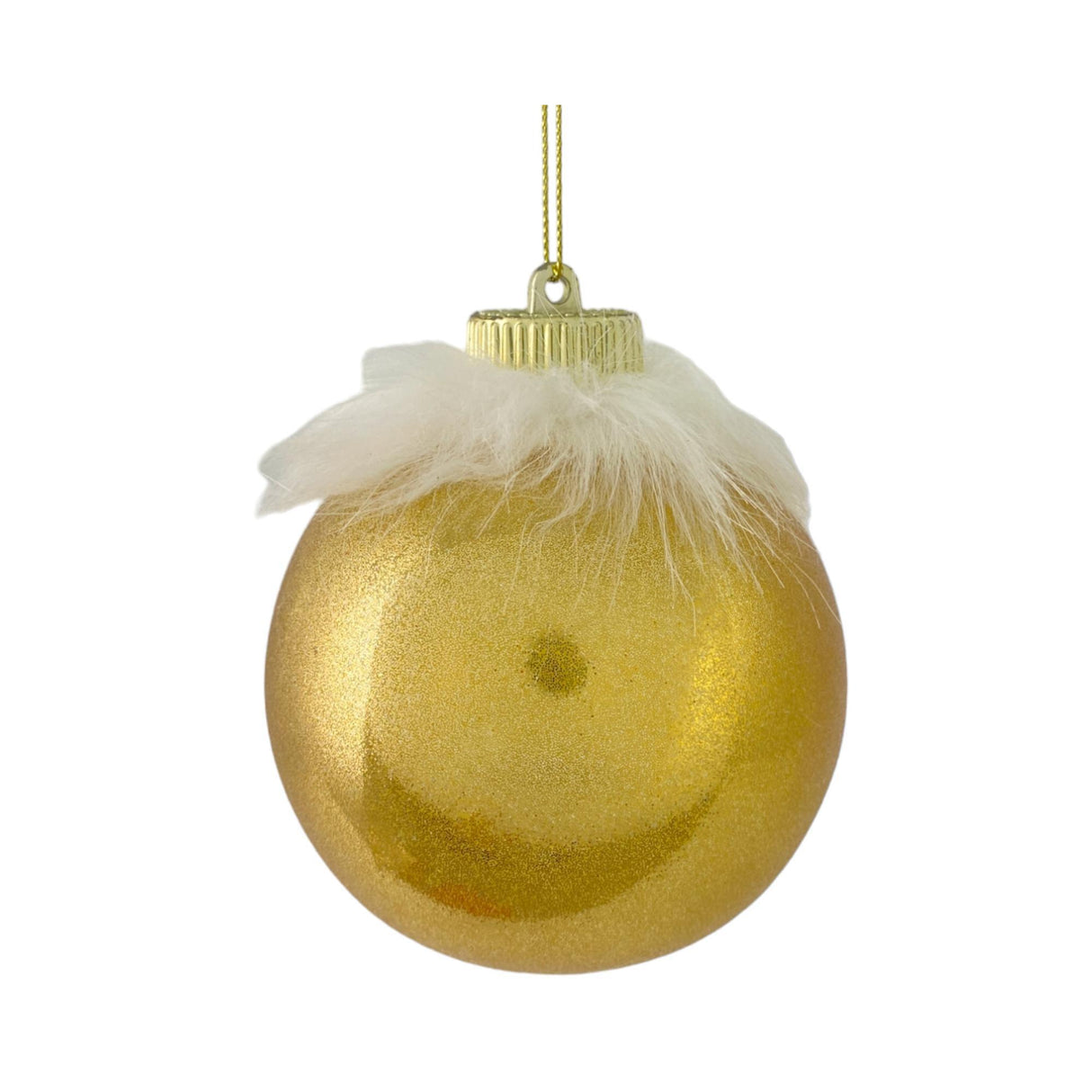 GOLD SEASONAL BALL ORNAMENT