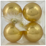 GOLD SEASONAL BALL ORNAMENT