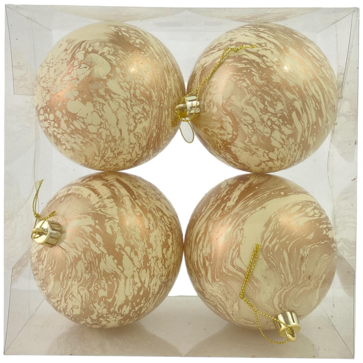 GOLD SEASONAL BALL ORNAMENT