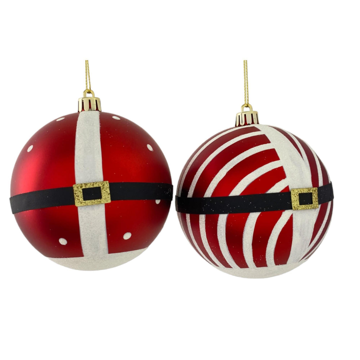 RED SEASONAL BALL ORNAMENT