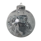 CLEAR SEASONAL BALL ORNAMENT