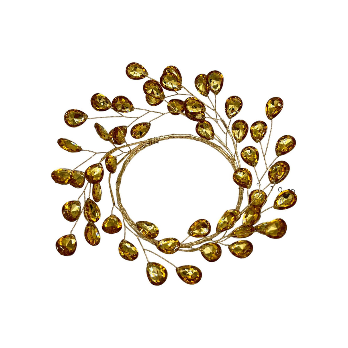 GOLD SEASONAL CROWN ORNAMENT