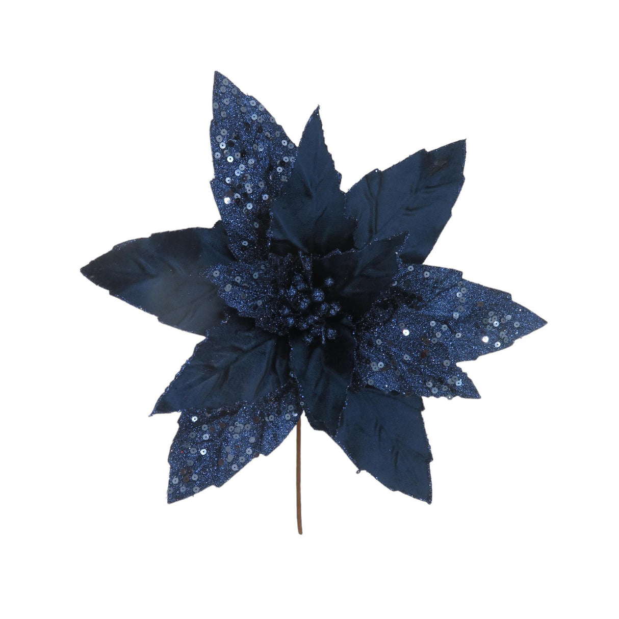 BLUE SEASONAL FLOWER ORNAMENT