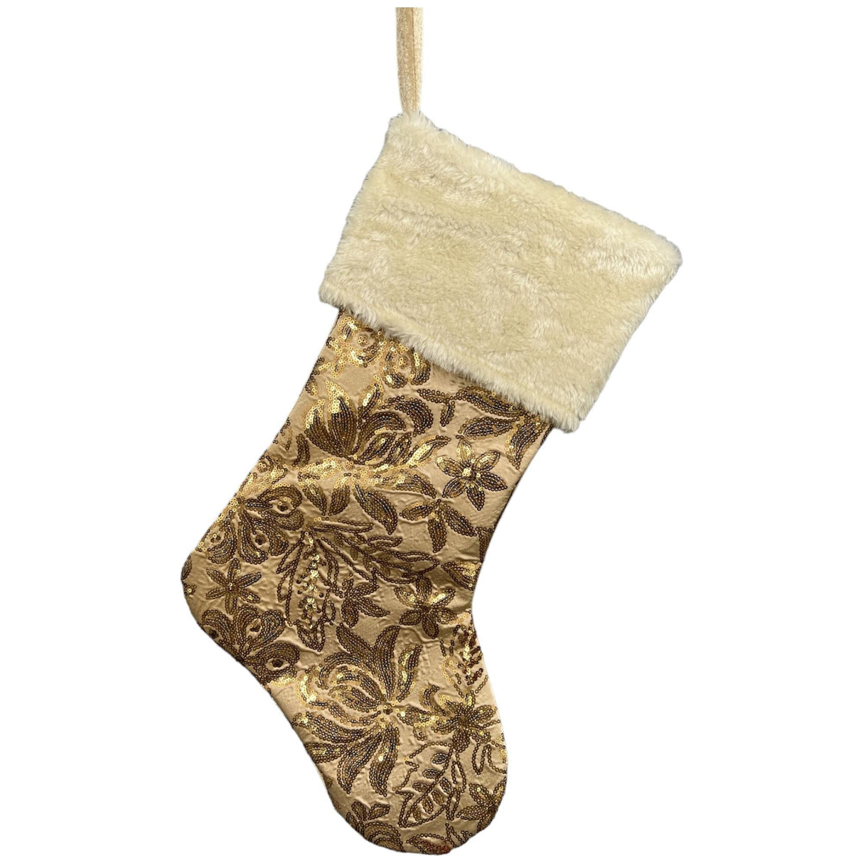 GOLD SEASONAL STOCKING