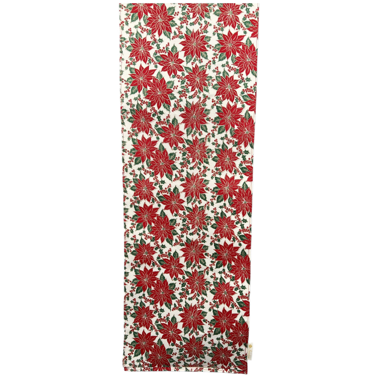 RED SEASONAL TABLE RUNNER