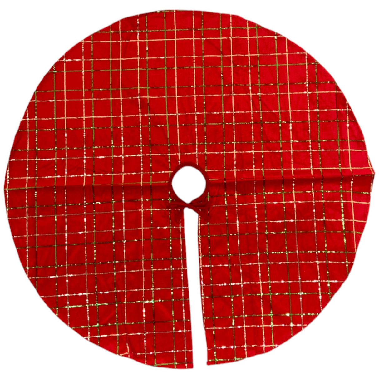 RED SEASONAL TREE SKIRT