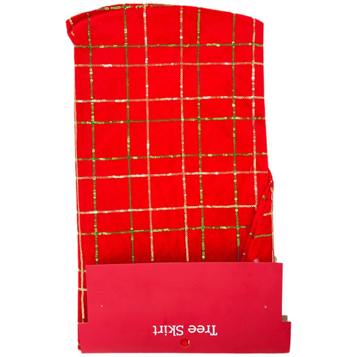 RED SEASONAL TREE SKIRT