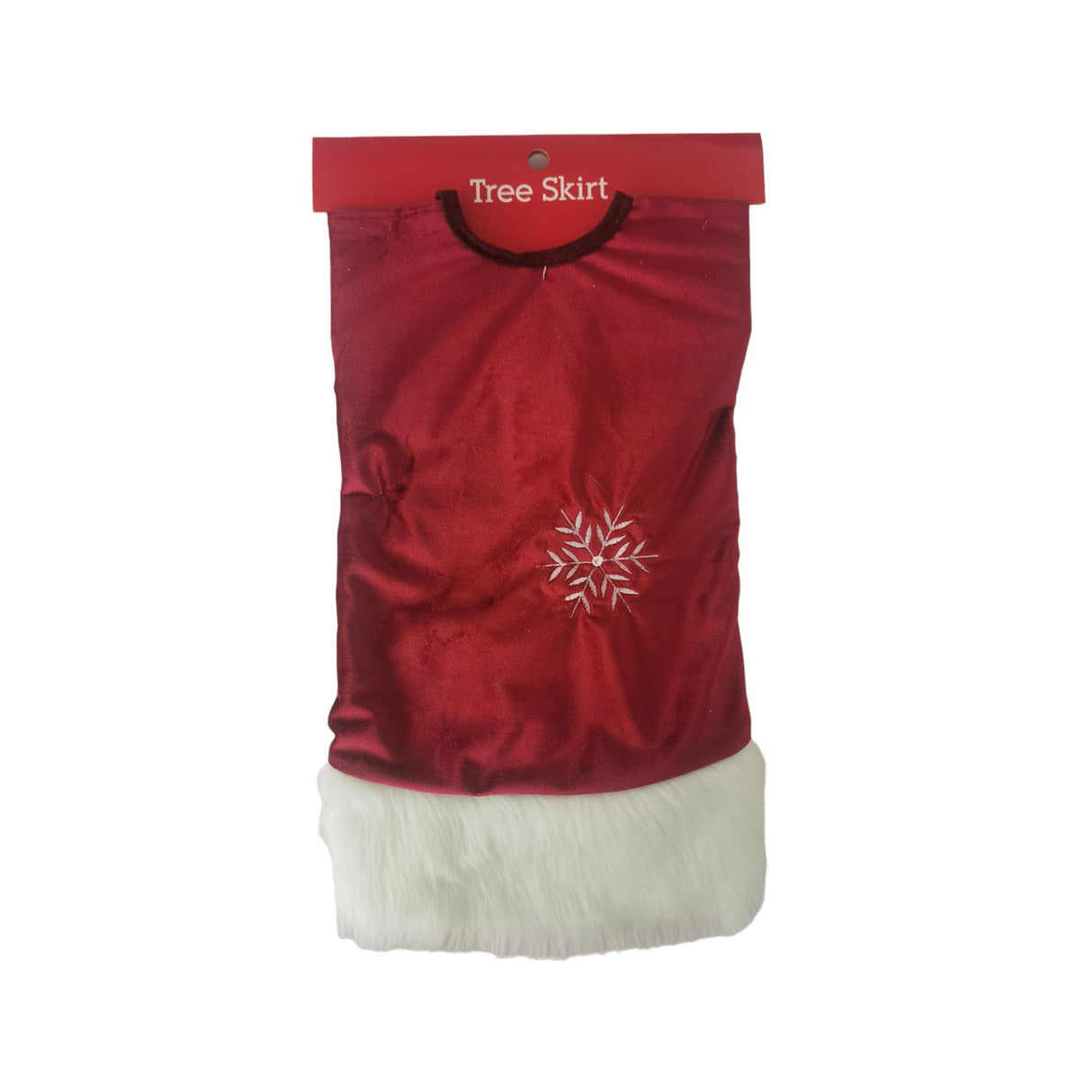 RED SEASONAL TREE SKIRT