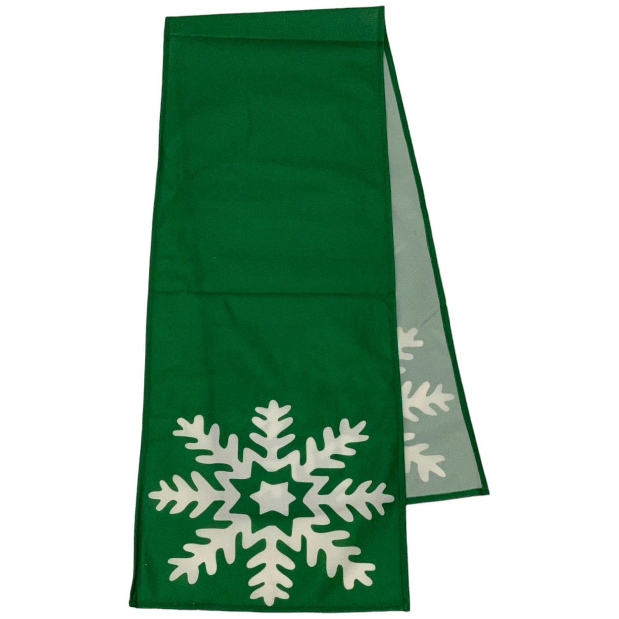 GREEN SEASONAL TABLE RUNNER