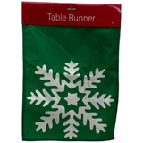 GREEN SEASONAL TABLE RUNNER