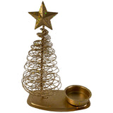 GOLD SEASONAL CANDLE HOLDER