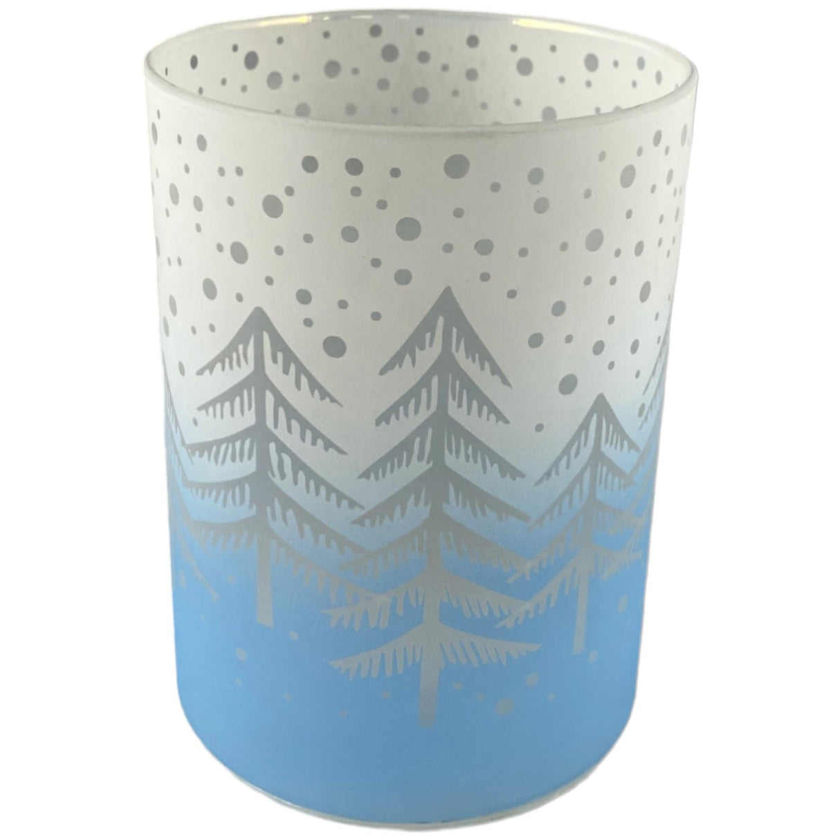 BLUE SEASONAL CANDLE HOLDER