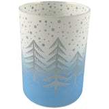 BLUE SEASONAL CANDLE HOLDER