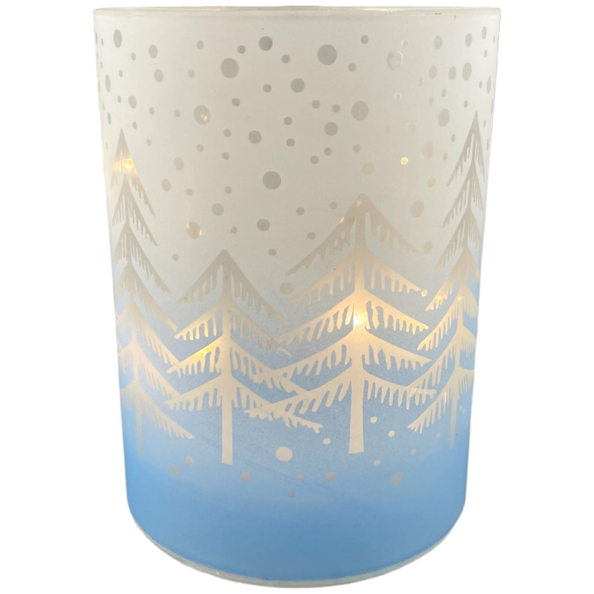 BLUE SEASONAL CANDLE HOLDER