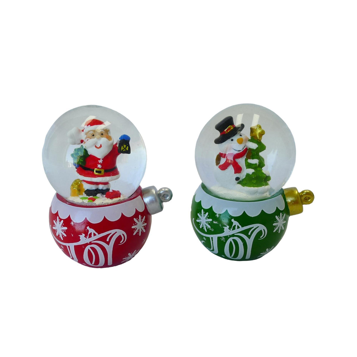 ASSORTED SEASONAL SNOWGLOBE ORNAMENT