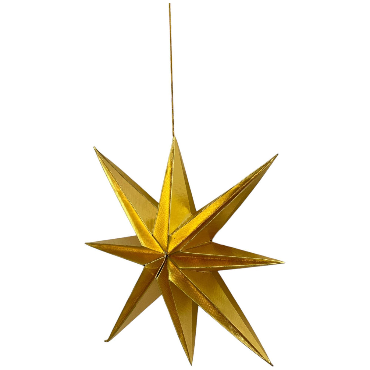 GOLD SEASONAL STAR ORNAMENT