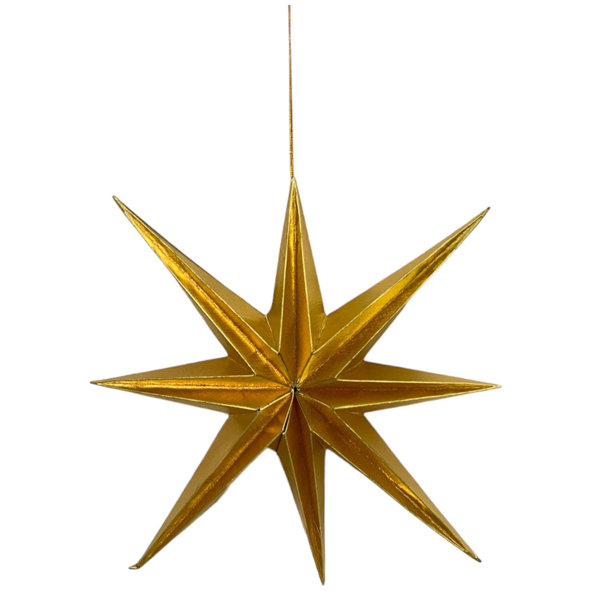 GOLD SEASONAL STAR ORNAMENT