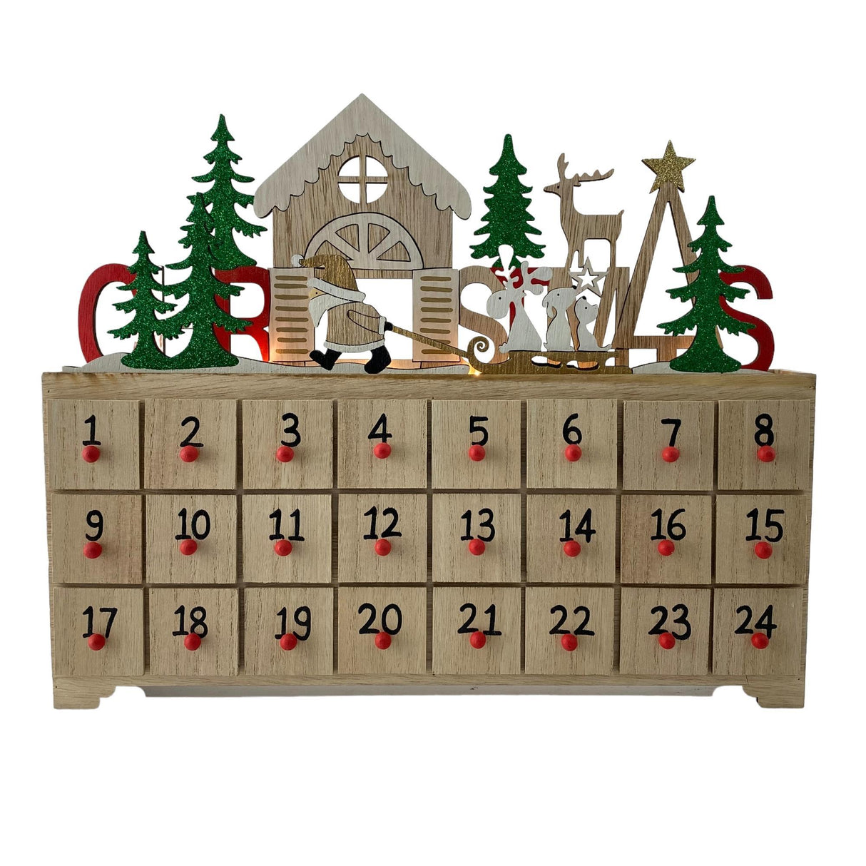 BROWN SEASONAL ADVENT CALENDAR