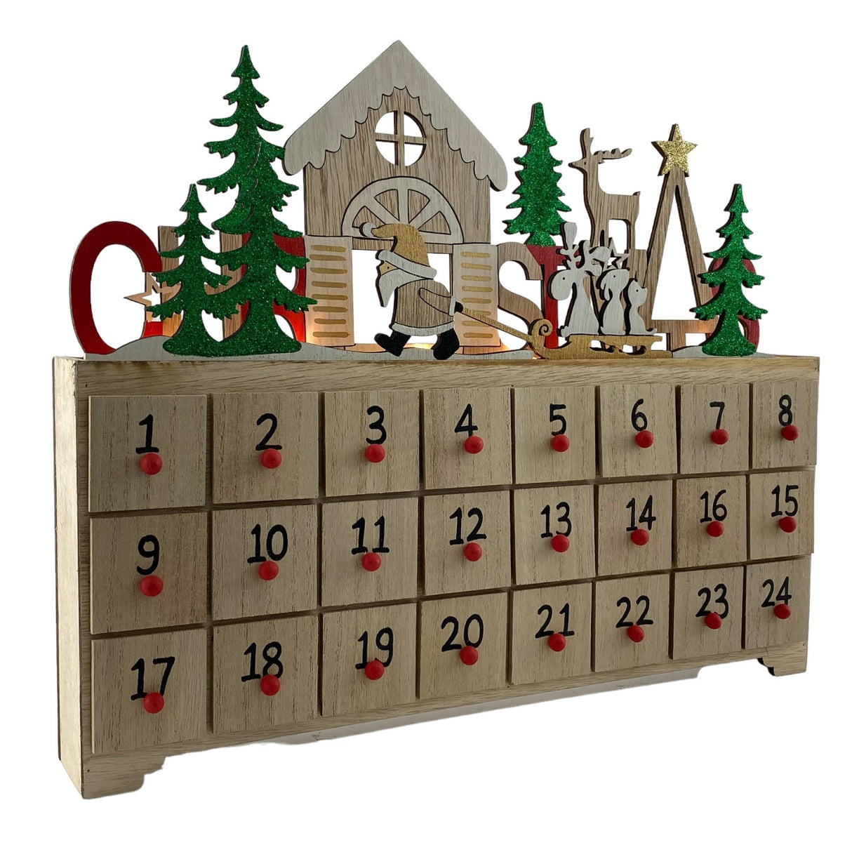 BROWN SEASONAL ADVENT CALENDAR