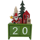 GREEN SEASONAL ADVENT CALENDAR