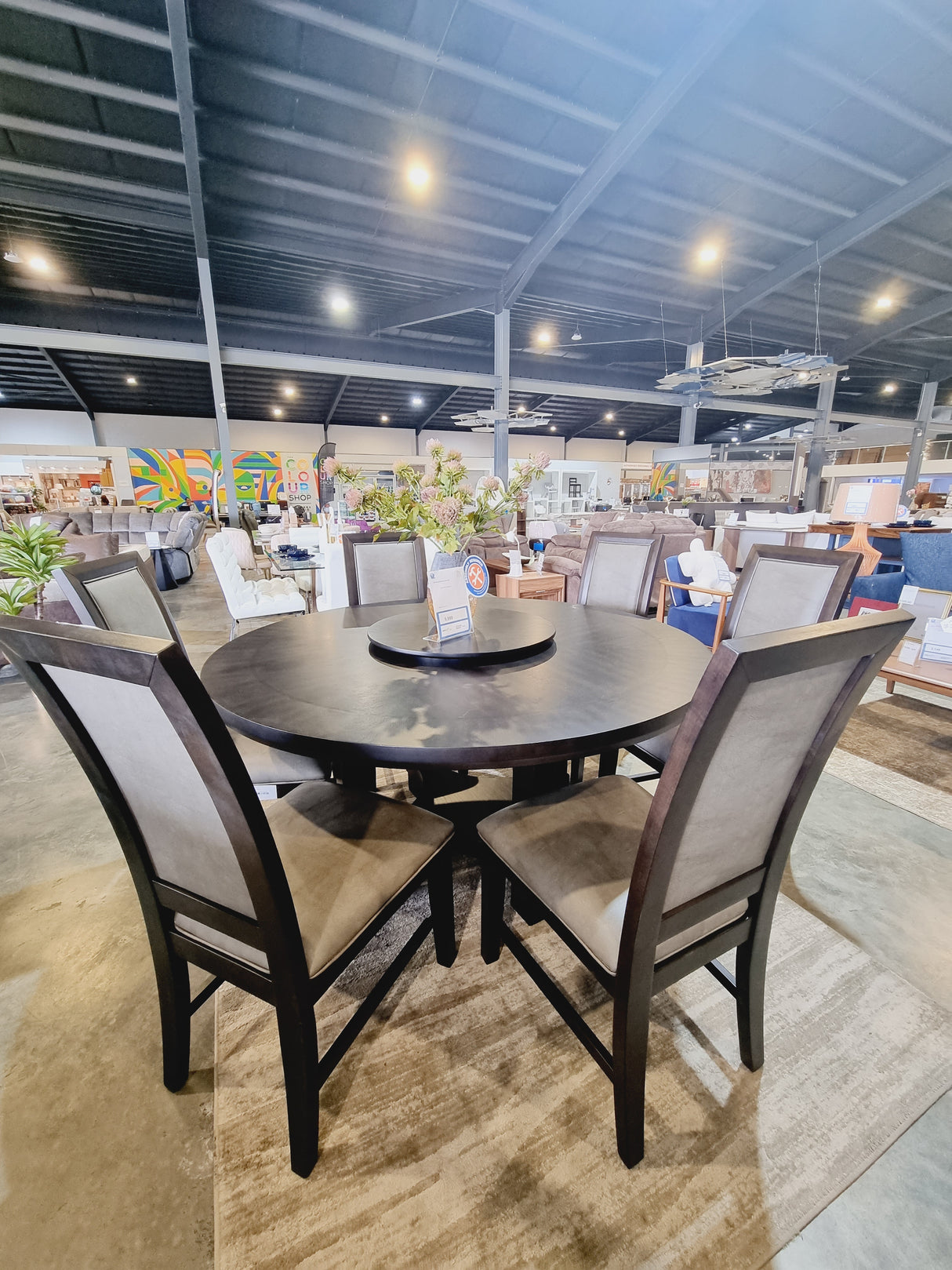 JEFFRIES SEVEN PIECE DINING SET