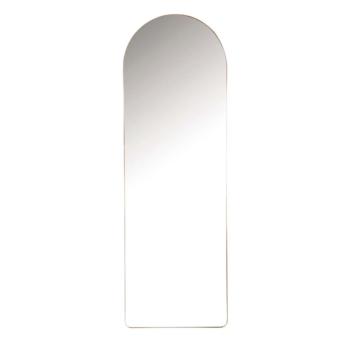 20X60" GOLD ARCHED WALL MIRROR