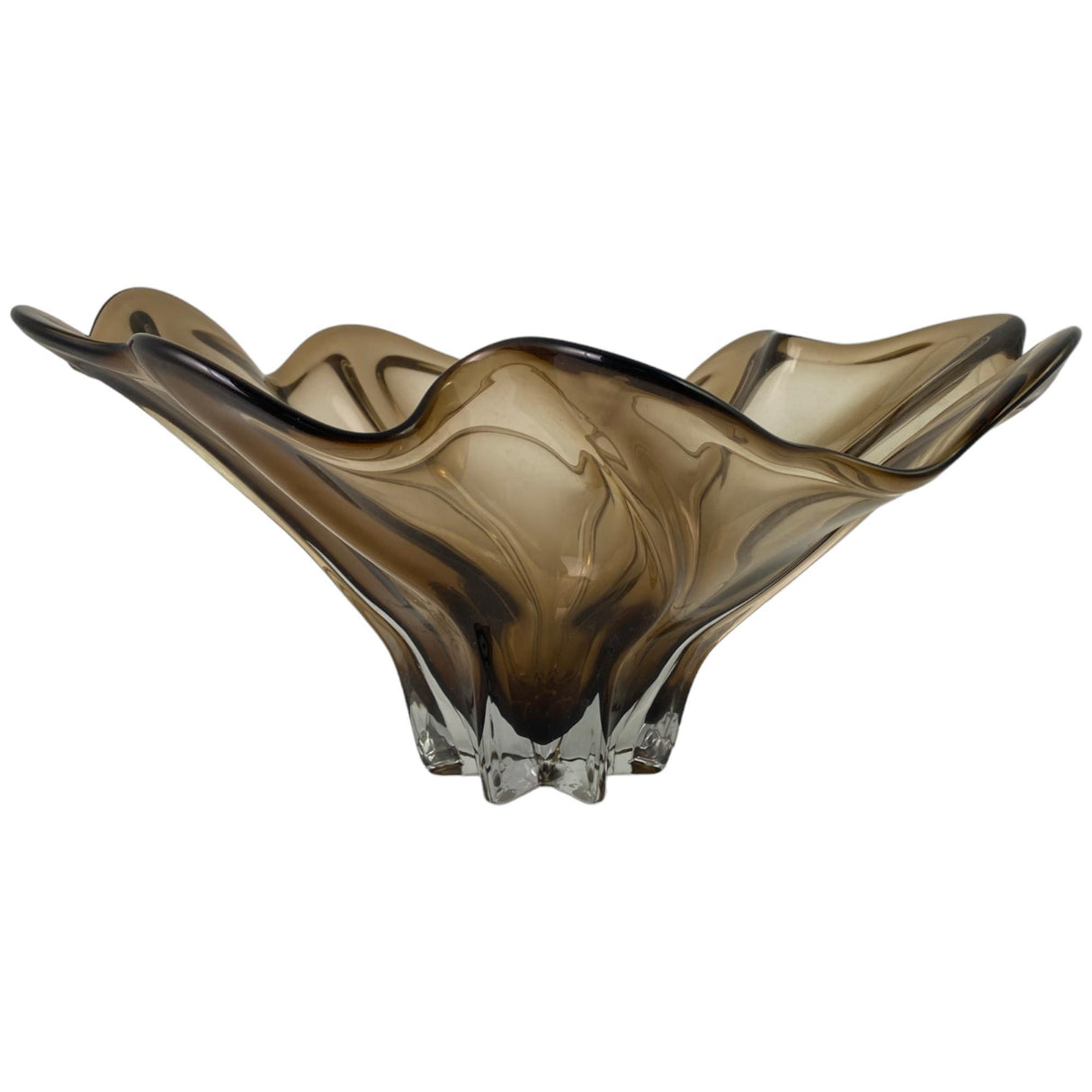 SILVERY GOLD BROWN BOWL 50 X 38 X 26  CM