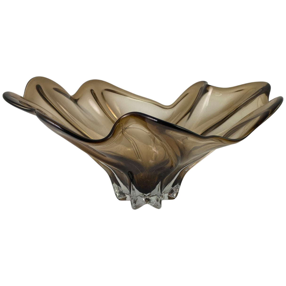 SILVERY GOLD BROWN BOWL 50 X 38 X 26  CM