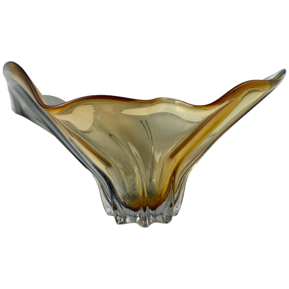 SILVERY GOLD BROWN BOWL 50 X 38 X 26 CM