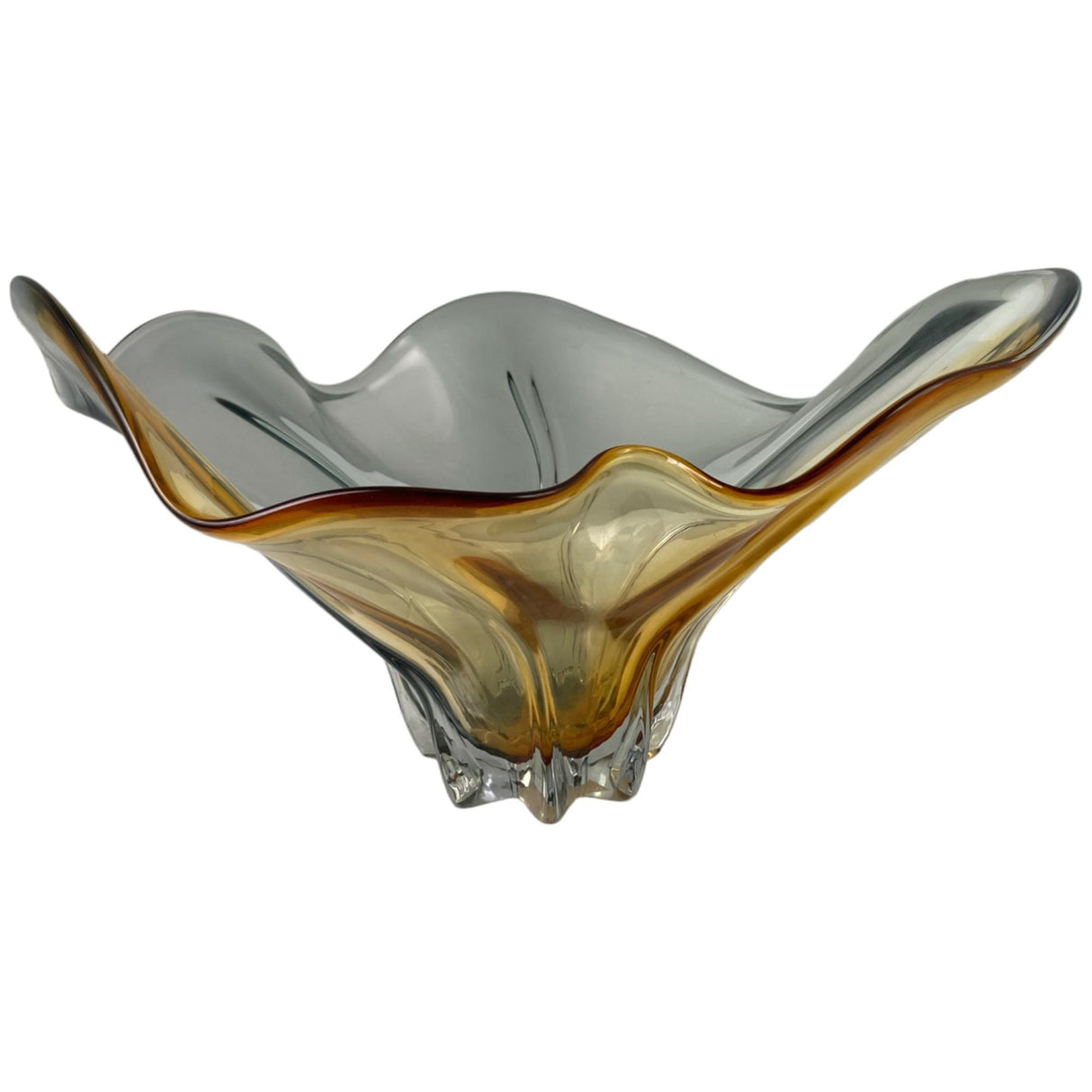 SILVERY GOLD BROWN BOWL 50 X 38 X 26 CM