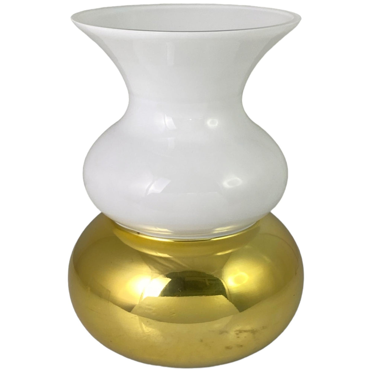 SILVERY GOLD GOLD VASE 18 X 18 X 25  CM