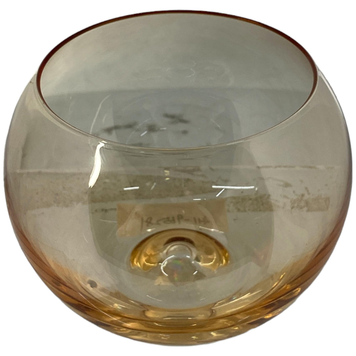 NATURALLY BOHO BROWN WINE GLASS 10.50 X 10.50 X 8  CM