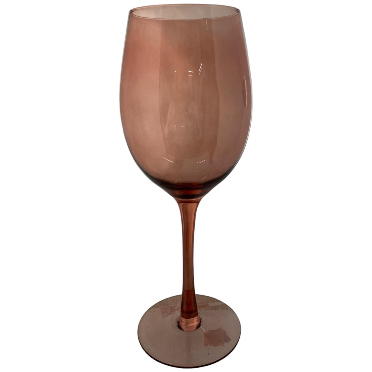 ARTSY AUBURN BROWN WINE GLASS 8.8 X 8.8 X 23.8  CM