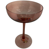 ARTSY AUBURN BROWN WINE GLASS 12 X 12 X 17 CM