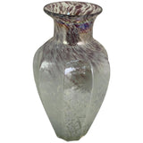 MIDNIGHT PLUM SILVER VASE 21 X 21 X 37 CM