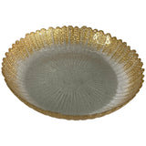 BOMBAY LUXE GOLD BOWL 32.5 X 32.5 X 6  CM