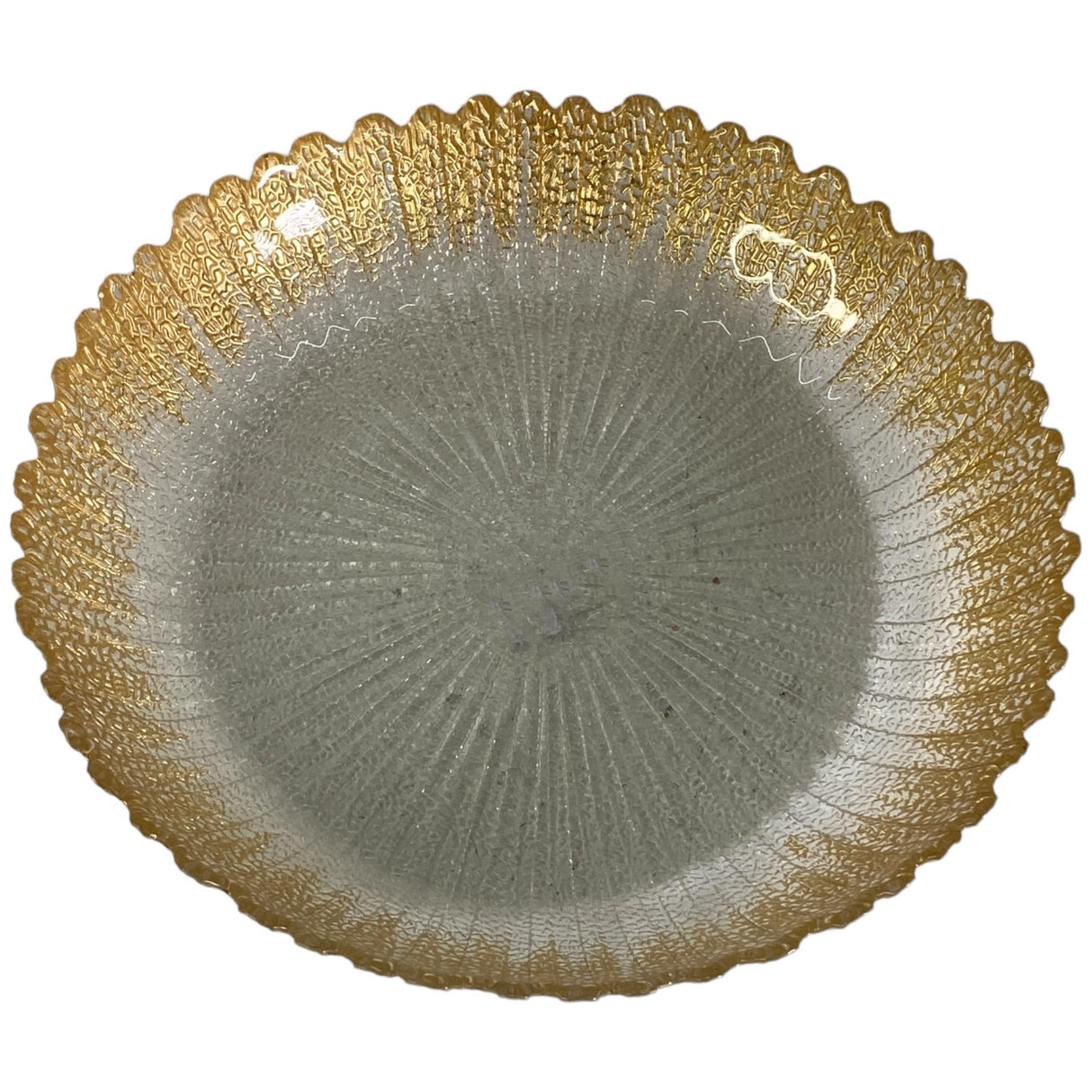 BOMBAY LUXE GOLD BOWL 32.5 X 32.5 X 6  CM