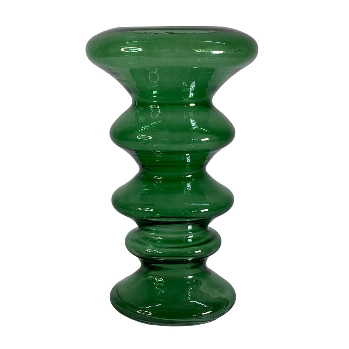 MATCHA GREEN VASE 18.5 X 18.5 X 32.5  CM