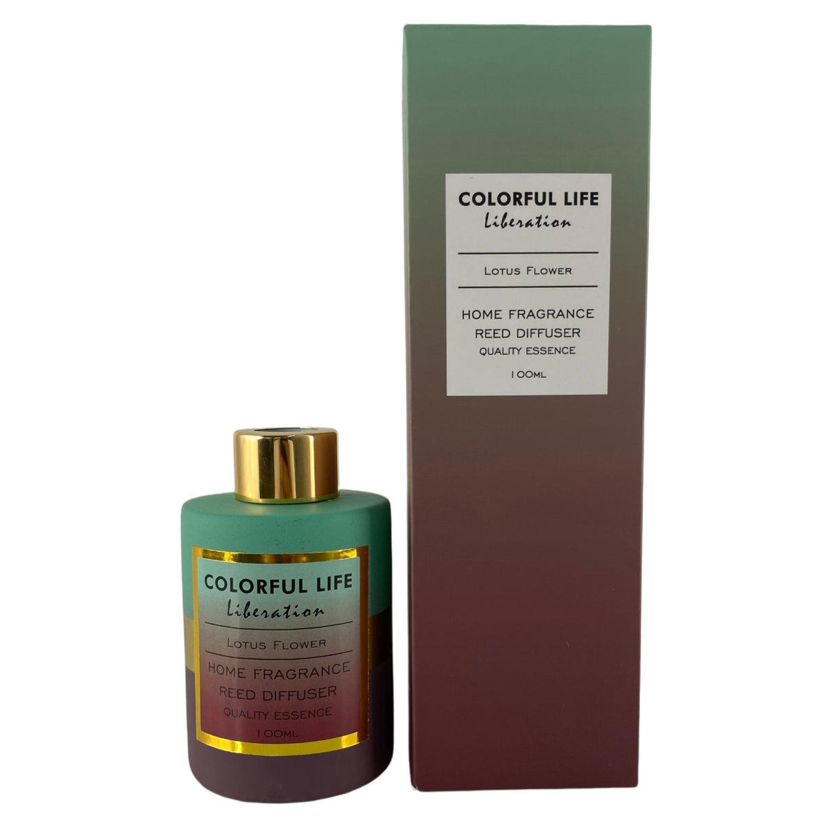 GIFTS AND AROMATHERAPY GREEN FRAGRANCE 6.3 X 6.3 X 20.5 CM