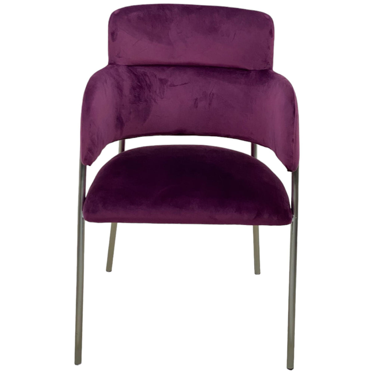 MIDNIGHT PLUM PURPLE ARM CHAIR 58 X 54 X 84  CM