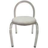 DIGITAL SCENT WHITE ACCENT CHAIR 46 X 45 X 75  CM