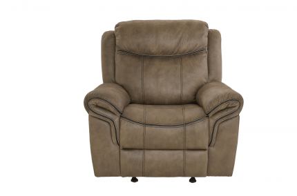 STANDARD FURNITURE KNOXVILLE GLIDER MANUAL RECLINER - MOCHA