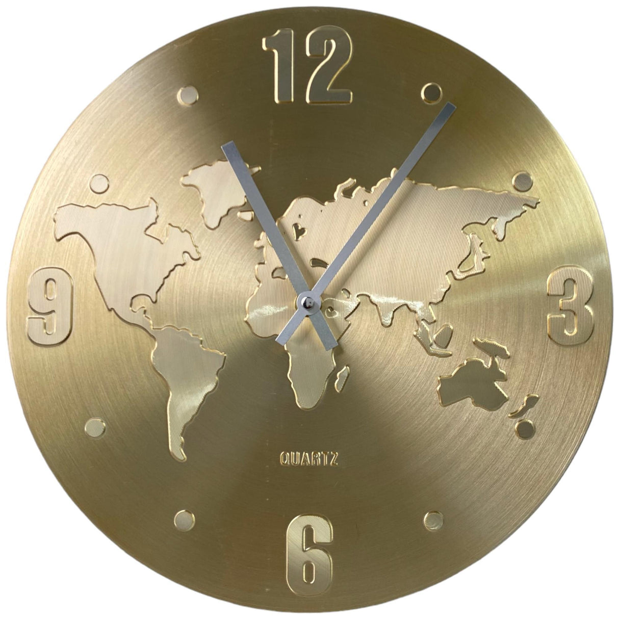 BOMBAY LUXE GOLD CLOCK 30 X 4 X 30  CM