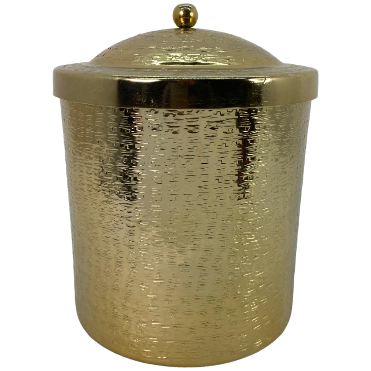 SILVERY GOLD GOLD JAR 19 X 19 X 26.5  CM