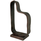 CEBRON BRASS SCULPTURE 20 X 11 X 34.5  CM